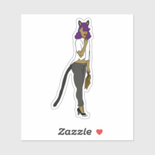 Sticker catgirl