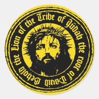 Sticker catholique Jésus Christ Lion de Juda
