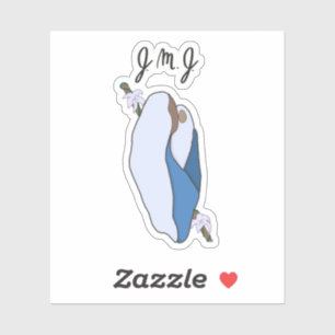 Sticker catholique Jésus, Marie, Joseph