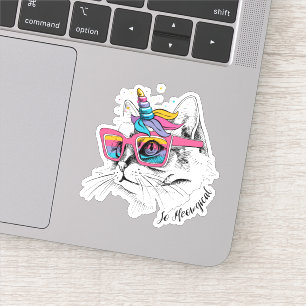 Sticker Caticorn   So Meowgical