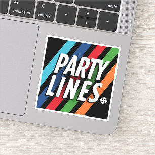 Sticker CBC Party Lines