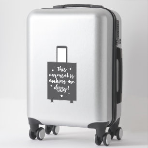 Sticker Ce carrousel me rend fou les bagages