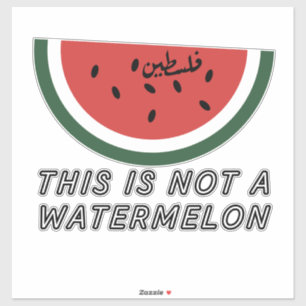 Sticker Ce n'est pas une pastèque - Palestine