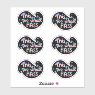 Sticker Ce Pack D'Autocollants De Vague De Passage Travers