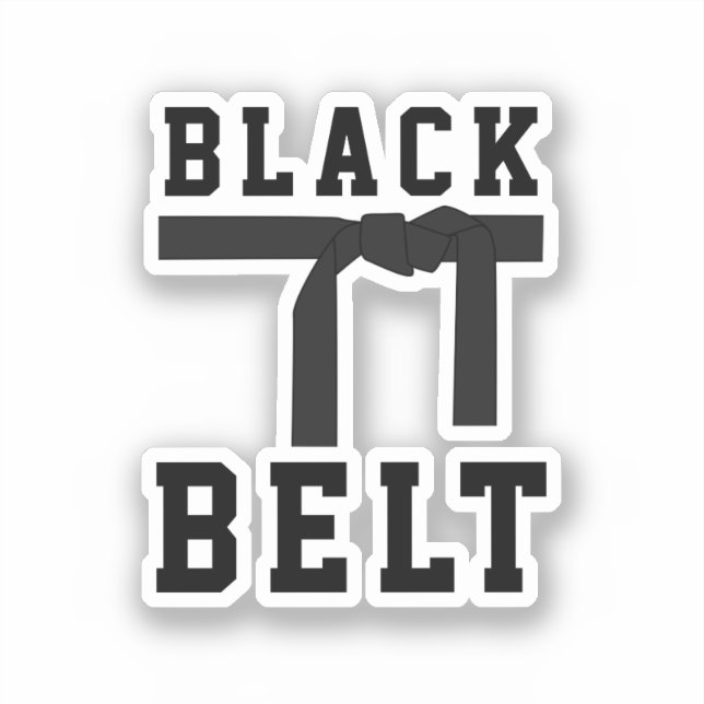 Sticker Ceinture noire (Recto)