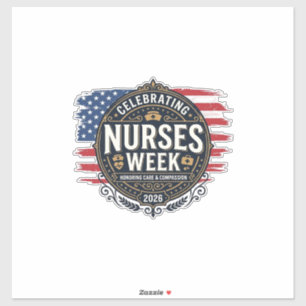 Sticker Célébration de la Semaine des infirmières 2026 Des