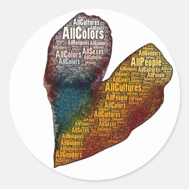 Sticker Cercle All People (Devant)