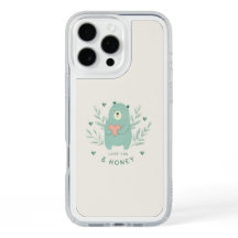 Sticker Cercle de citation d'amour de l'ours joli
