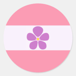 Sticker Cercle Fierté Sapphique