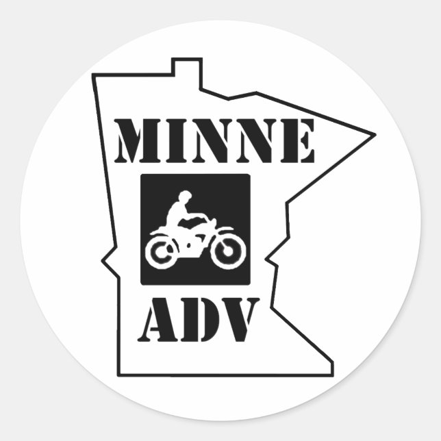 Sticker Cercle MinneADV (Devant)