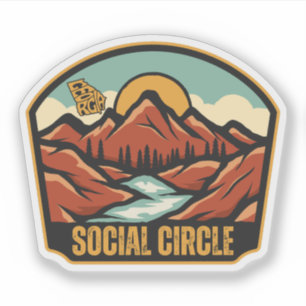 Sticker Cercle social, Géorgie