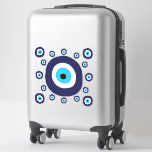 Sticker Cercles oculaires nazaires Motifs bleu méditerrané