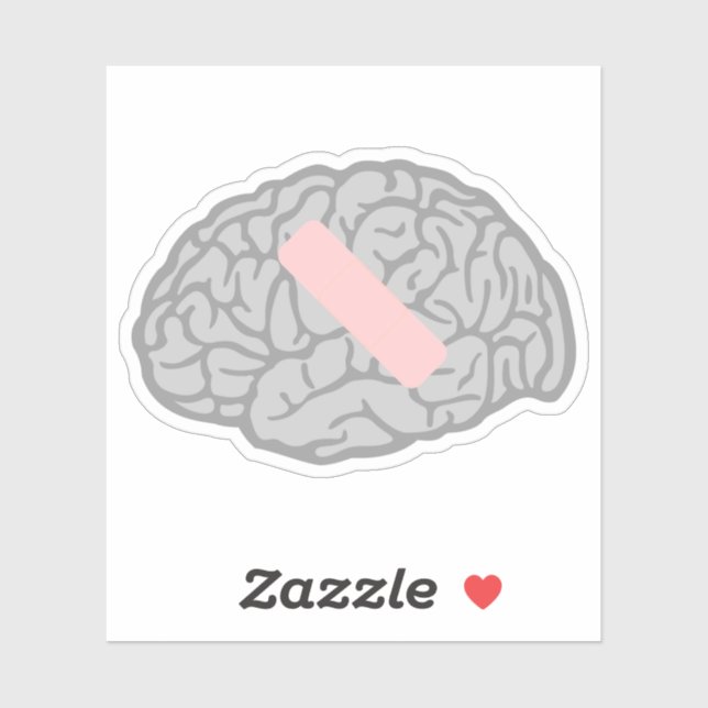 Sticker Cerveau - Ache (Feuille)