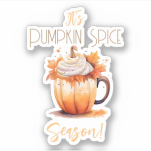 Sticker C'est Citrouille Spice Season Card