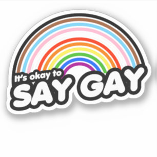 Sticker C'est correct de dire gay