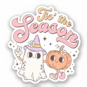 Sticker C'est la saison Retro Halloween Super