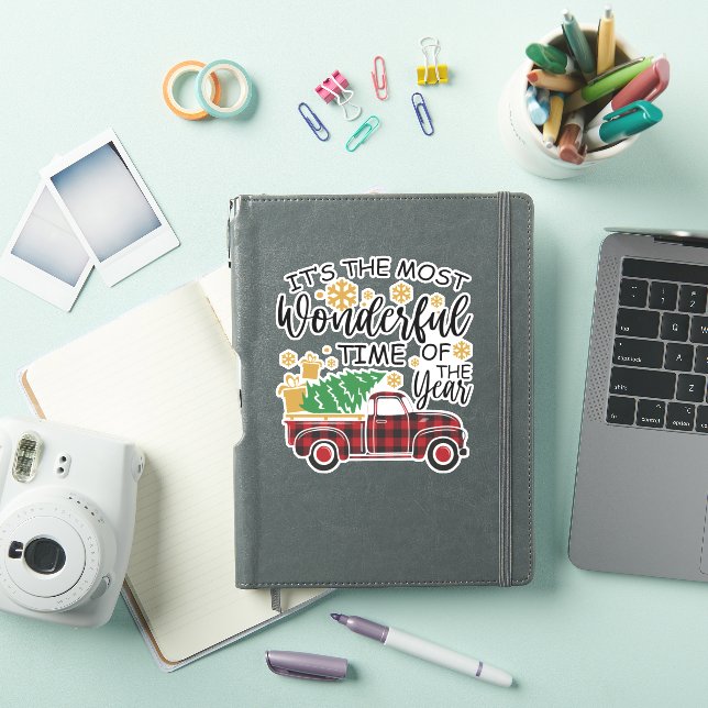 Sticker C'est le moment le plus merveilleux de l'année (Couverture iPad)