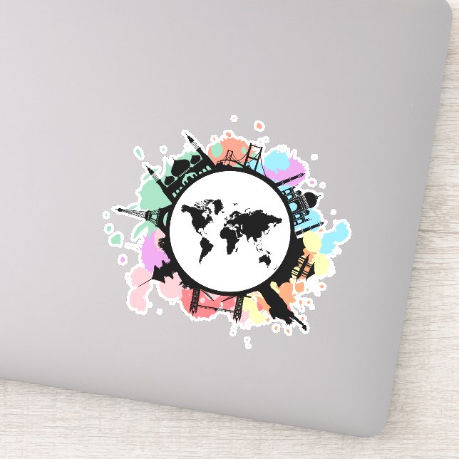 Sticker C'est le temps de déplacement (Détail)