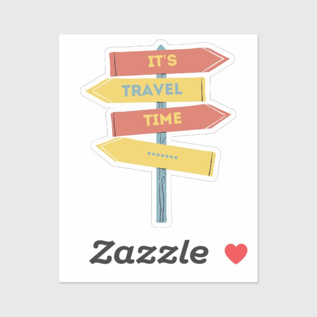 Sticker C'est le temps de déplacement (Feuille)