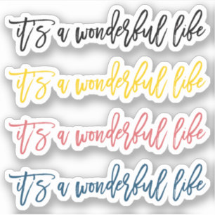 Sticker C'est une vie magnifique