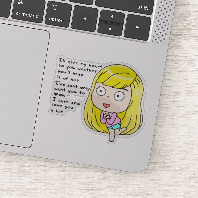 Sticker Cette fille (Détail)