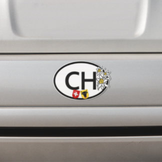 Sticker CH Suisse & Canton Uri Armoiries Oval