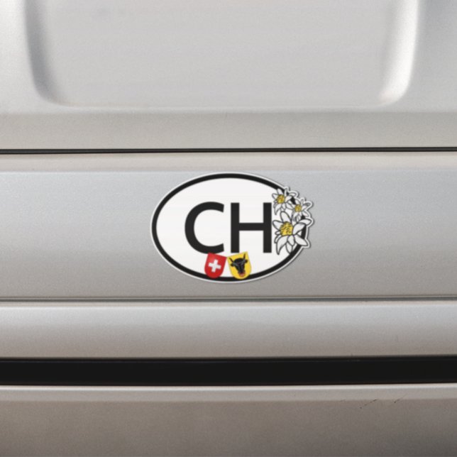Sticker CH Suisse & Canton Uri Armoiries Oval (Canton Uri Switzerland)