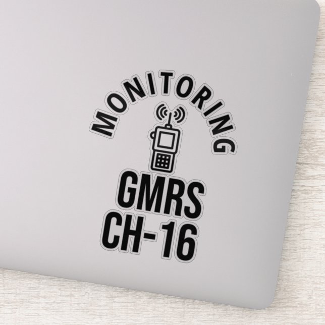 Sticker Chaîne 16 du SRMG (Détail)