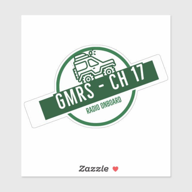 Sticker Chaîne 17 du SRMG (Feuille)
