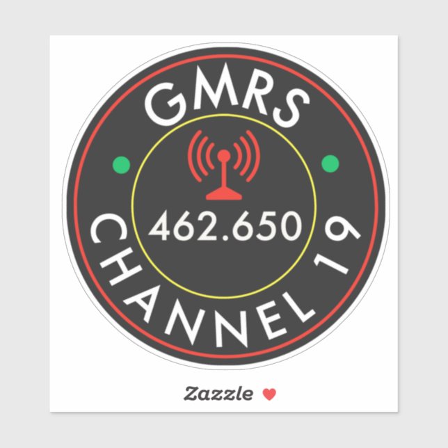 Sticker Chaîne 19 du SRMG (Feuille)