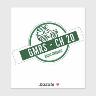Sticker Chaîne radio GMRS 20