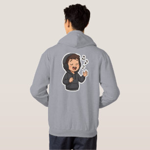 Sticker chanteur de Sweat - shirt à capuche cool �