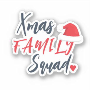 Sticker Chapeau de Père Noël pour les fêtes de Noël équipe