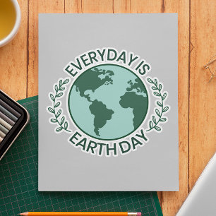 Sticker Chaque Jour Est Le Jour De La Terre - Amoureux De
