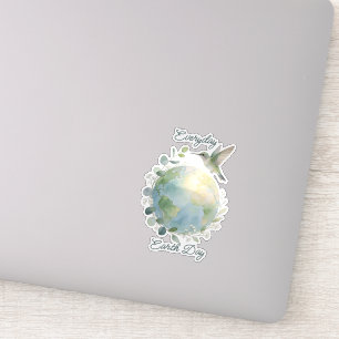 Sticker Chaque jour Jour de la Terre Colibri Oiseau