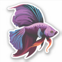 Characteur de caricature de poisson male Beta
