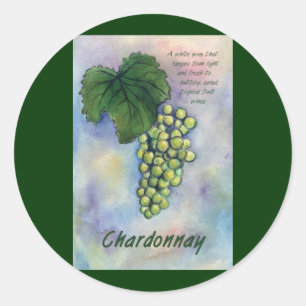 Sticker Chardonnay Wine Raisins & Description