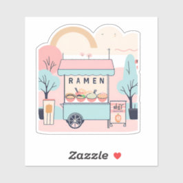 Sticker Chariot Ramen dans le parc