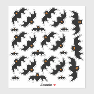 Sticker Chariots de chauve-souris de différentes tailles