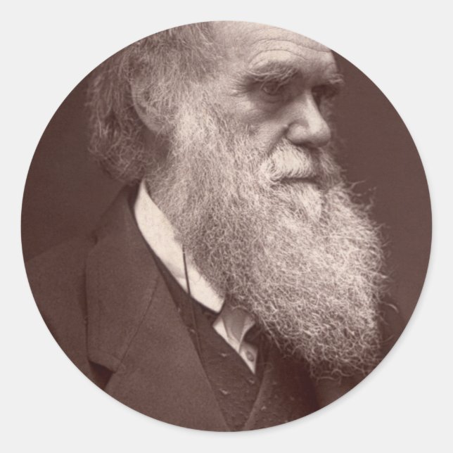 Sticker Charles Darwin (Devant)
