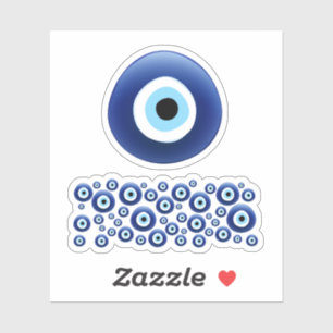 Sticker Charme des yeux malin méditerranéen