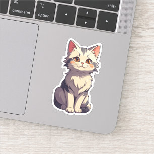 Sticker Charminant Cute Kitty Design