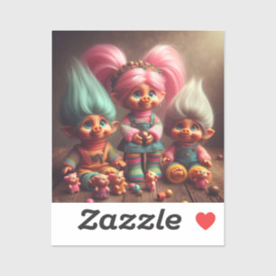 Sticker CharmTrolls : Stylish Phone Companions