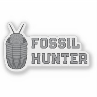 Sticker Chasseur de fossiles Trilobite