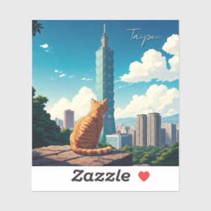 Sticker Chat à Taipei 101 Taïwan
