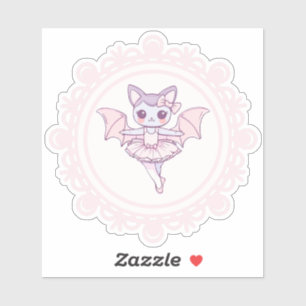 Sticker Chat de Ballerina Pinky Superbe