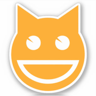 Sticker Chat Emoji souriant