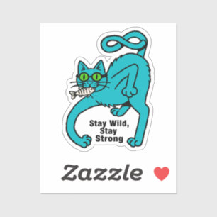 Sticker Chat Expressif Excentrique