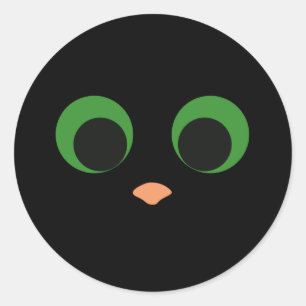 Sticker chat Halloween mignonne pour Socket Pop