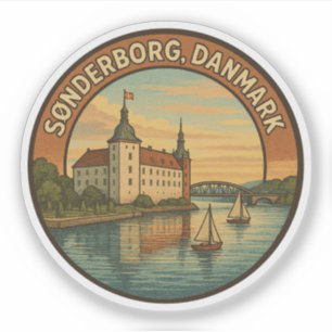 Sticker Château de Sønderborg Danemark